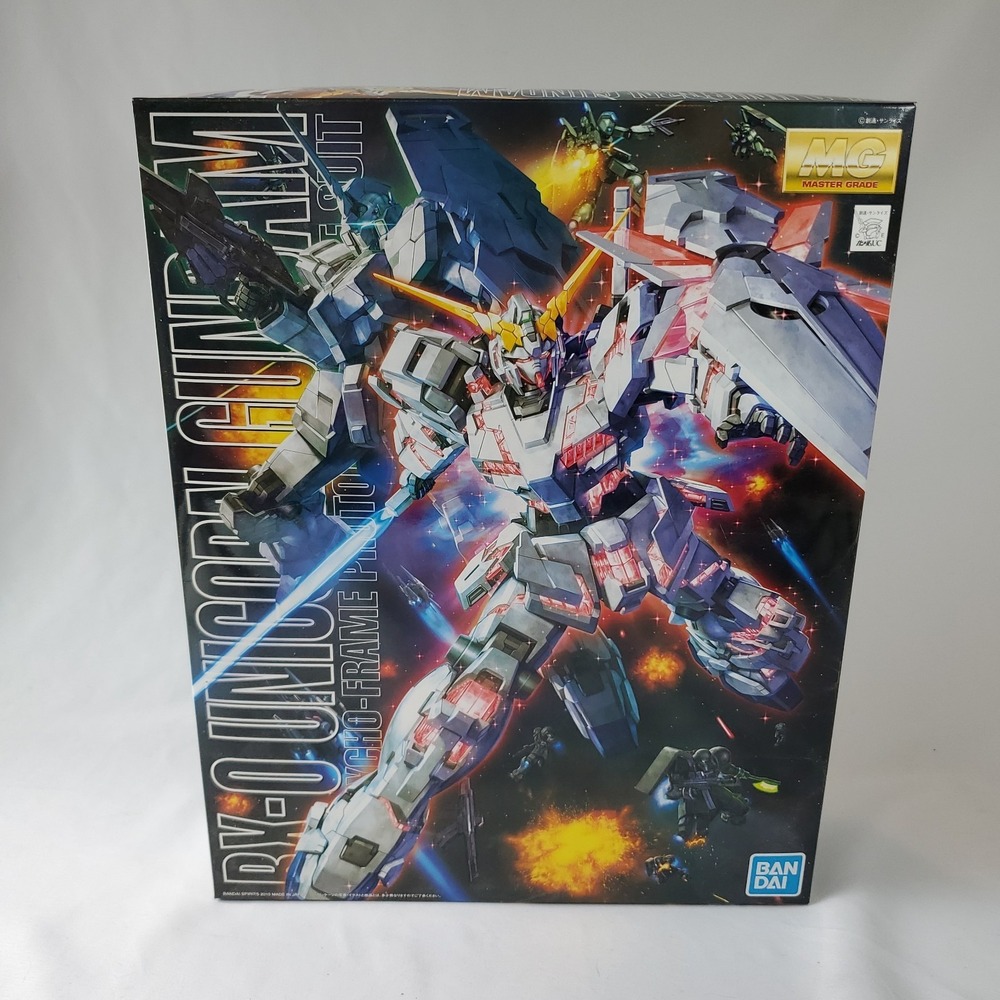 Bandai MG 1/100 RX-0 Unicorn Gundam Psycho-Frame Prototype 2007 OPEN BOX